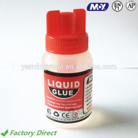 2017 New Stationery Strong adhesive Transparent PVA Liquid glue with brush Easy use